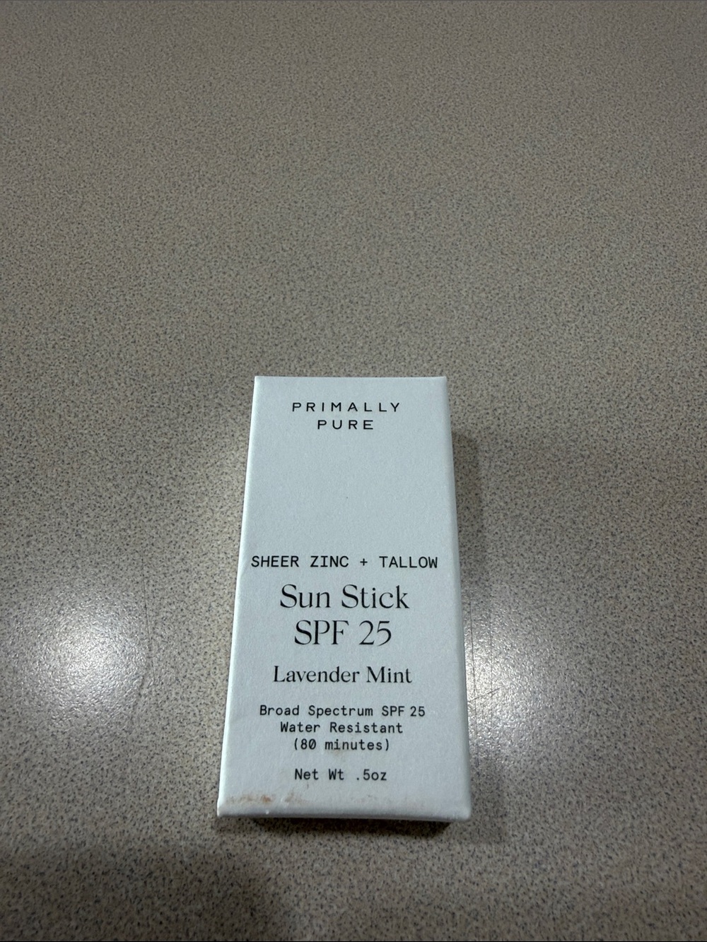 Primally Pure Lavender Mint Sun Stick SPF 25 — White